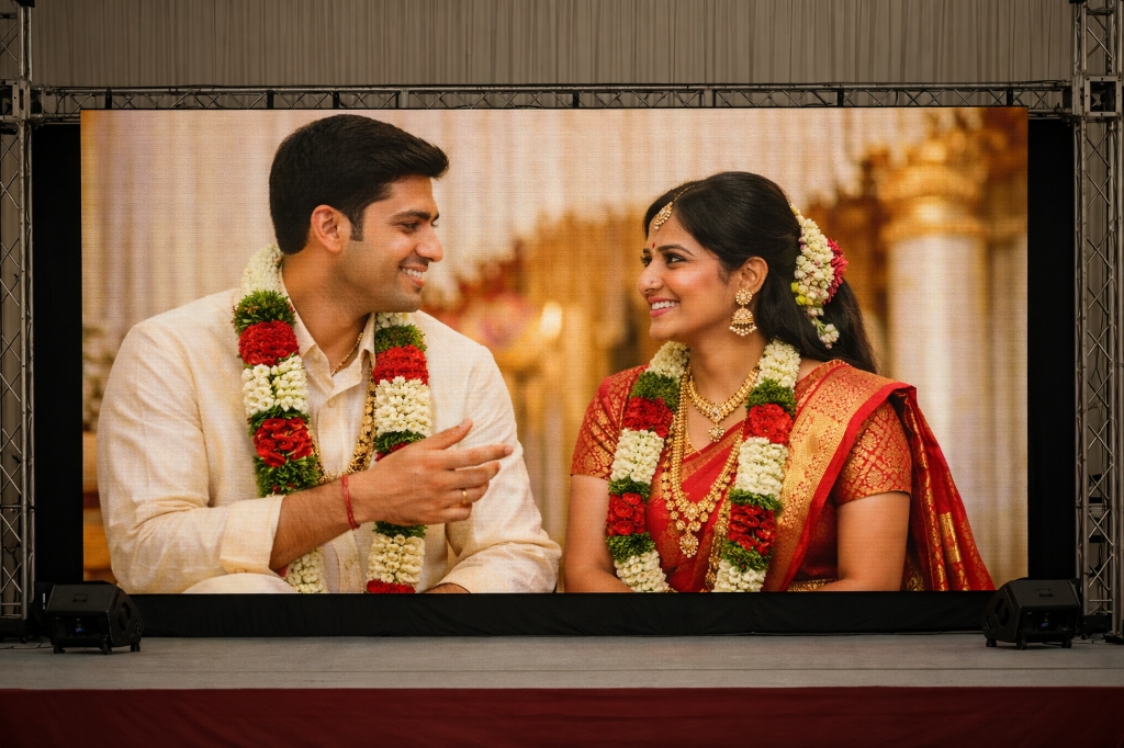 Wedding LED Wall Setup Kumbakonam